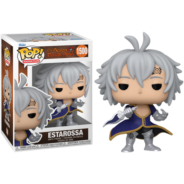 Funko Pop Animation Seven Deadly Sins Estarossa with Dagger #1500, 4.4 in