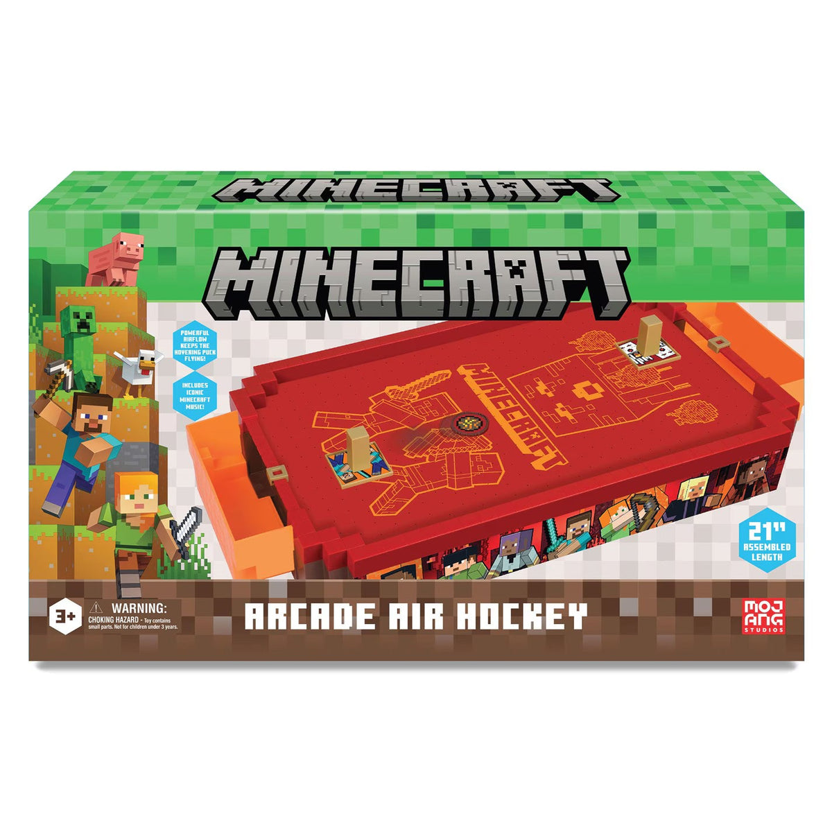 Ambassador Minecraft Air Hockey Premium Nether - Arcade Tabletop Game