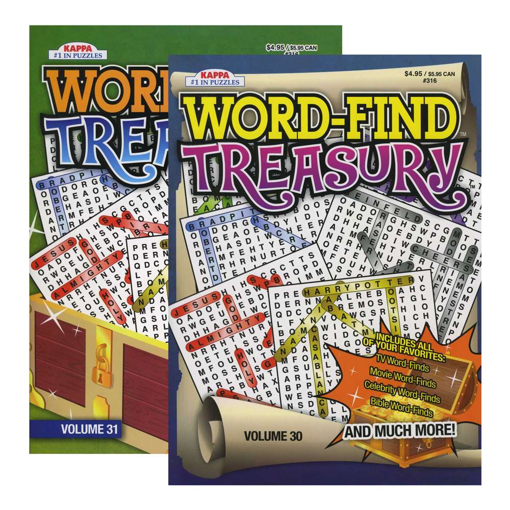 Bazic Kappa Word Find Treasury