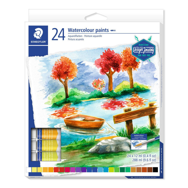 Staedtler Watercolour Paints - Assorted Colours Pack Of 24