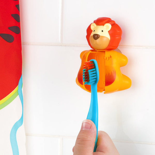 Flipper - Toothbrush Cover & Toothbrush Flp Fun Animal Combo Pack / Lion