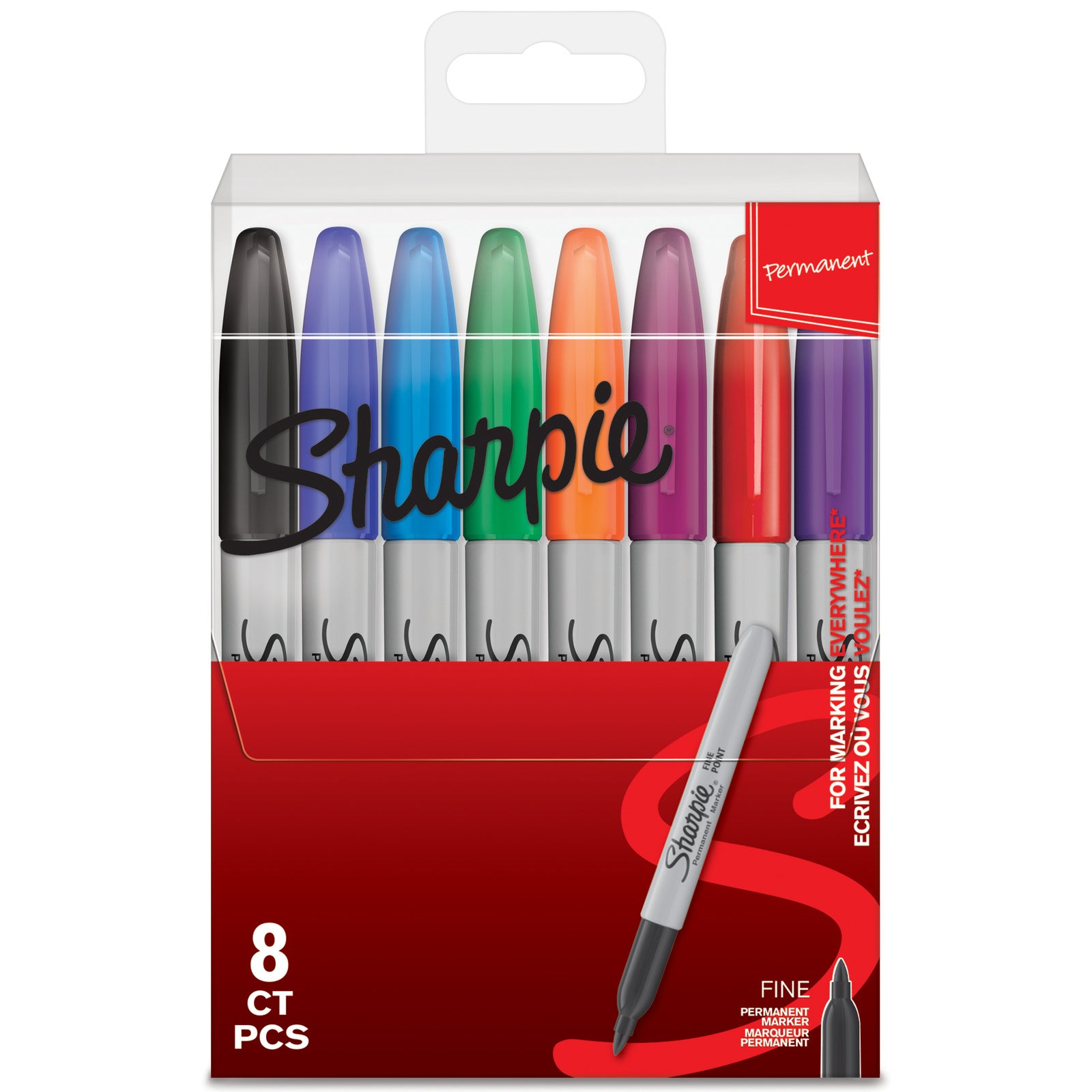 Sharpie Parment Marker Fine 8 Colors