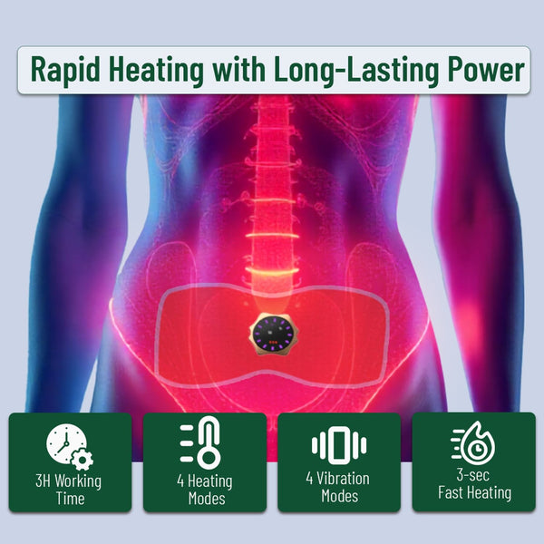 Green Lion Flora Heat Menstrual Heating Pad - Pink