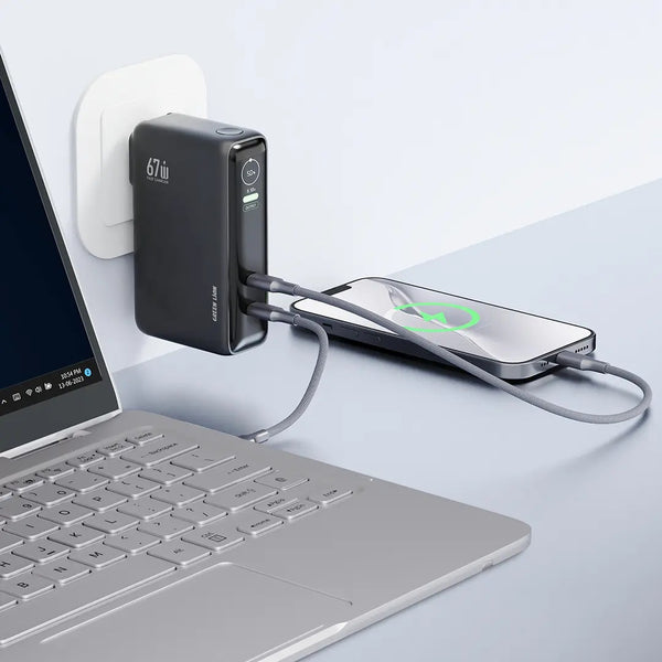 Green Lion Energix L0000Mah Power Bank And Pd 67W
Chareer - Black
