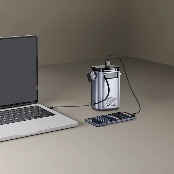 Green Lion BRIDGE 30 - 30000mAh Power Bank PD 100W - Grey