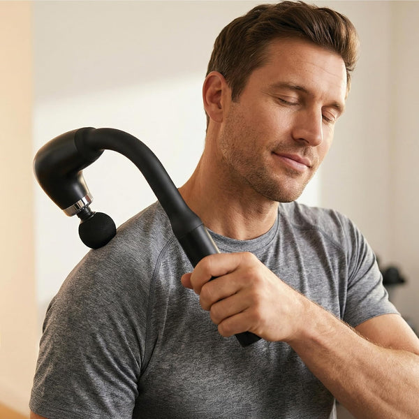 Green Lion ARC Relief Long Handle Massage Gun - Black