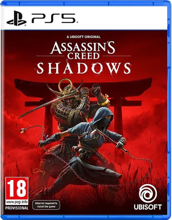 لعبة Assassin's Creed Shadows لجهاز PS5 - لعبة فيديو مغامرات وحركة