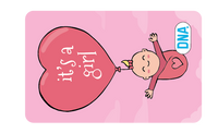 It's a Girl Physical Gift Card