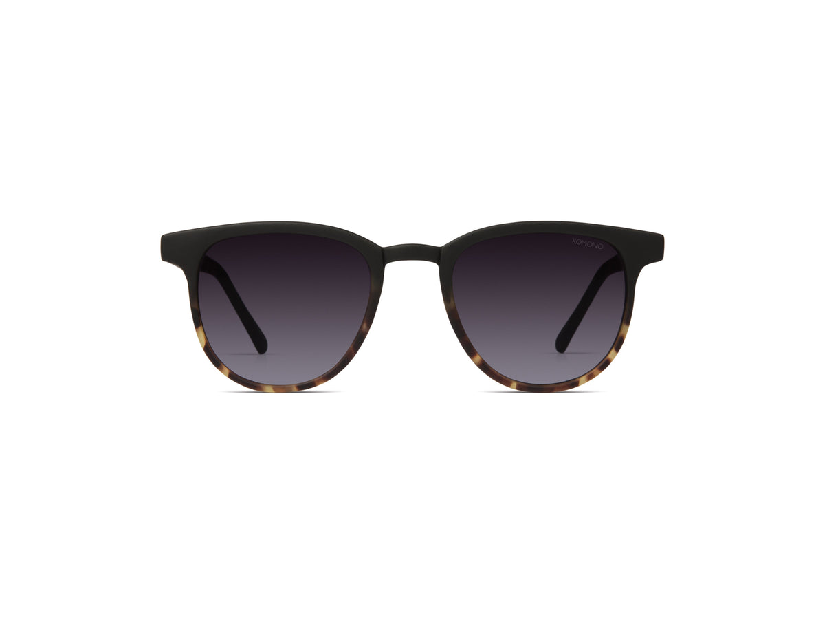 Komono Francis Matte Black and Tortoise - Designer Fashion Accessory