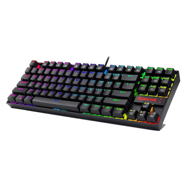 Redragon Kumara K552 RGB TKL Mechanical Keyboard - Blue Switch Black