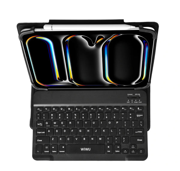 Wiwu Universal Keyboard Case 9 & 11 Inch Tablet Folio Cover - Black