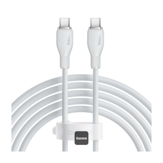 Baseus Pudding USB-C to USB-C Cable 100W 2m Stellar White - Soft TPE