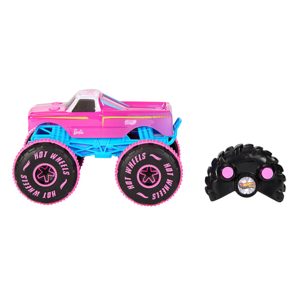 Hot Wheels Monster Trucks RC Barbie 1:24 - Remote Control Toy Truck