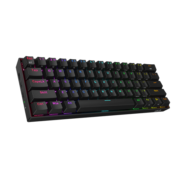 Redragon K530 Pro Draconic 60% Black - Compact RGB Wireless Keyboard