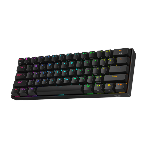 Redragon K530 Pro Draconic 60% Black - Compact RGB Wireless Keyboard