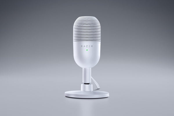 Razer Seiren V3 Mini White - ميكروفون مدمج للبث المباشر