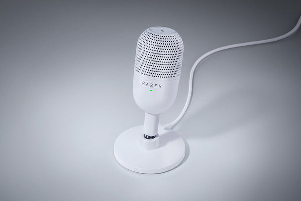Razer Seiren V3 Mini White - ميكروفون مدمج للبث المباشر