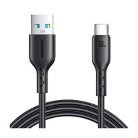 كابل Joyroom بقدرة 100 واط من USB-A إلى Type-C بطول 1 متر، لون أسود - للشحن السريع ونقل البيانات
