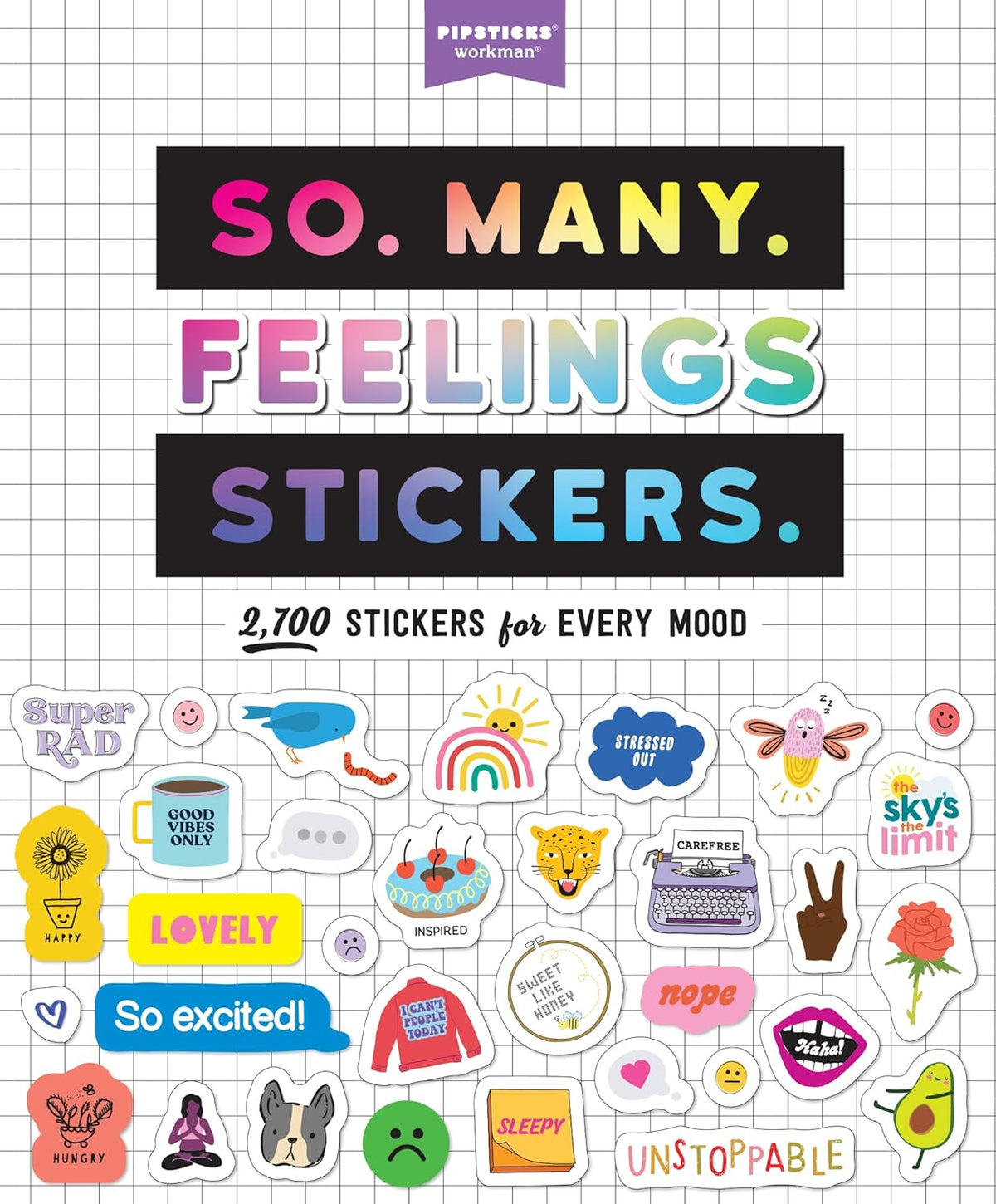 So. Many. Feelings Stickers by Pipsticks®+Workman®