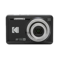 Kodak PIXPRO FZ55 16MP Compact Digital Camera, 5x Optical Zoom, 28mm Wide Angle, Full HD Video, Black