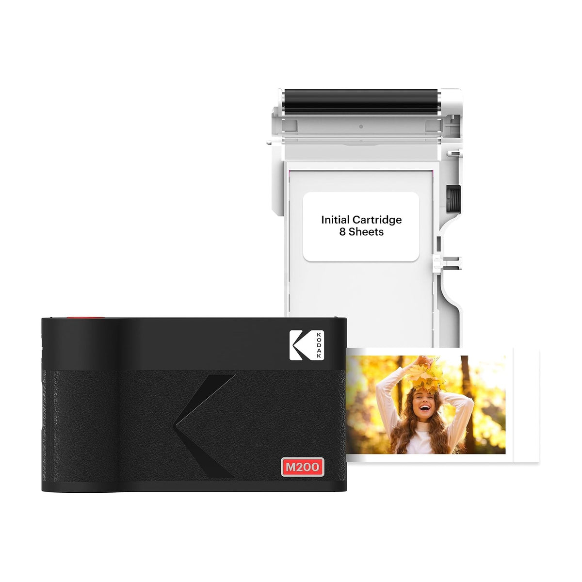 Kodak Mini 2 ERA M200 Portable Bluetooth Photo Printer, 2.1 x 3.4 Inch 4PASS Prints