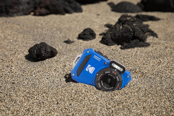 Kodak - Compact PIXPRO WPZ2 16MP Waterproof Digital Camera, 15m, 4X Zoom - Blue