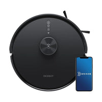 Ecovacs Deebot Y1 Pro Robot Vacuum and Mop, 6500 Pa Suction, LiDAR Navigation, Black