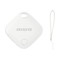 Aiwa AT-ITAG100 Bluetooth Item Tracker for Apple Find My, CR2032 Battery, White