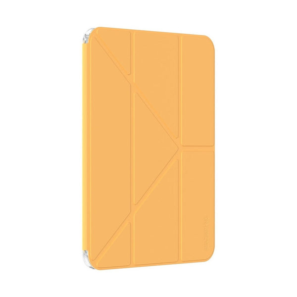 Amazingthing Minimal Case iPad 10.2 Orange - Clear Back Stand Cover