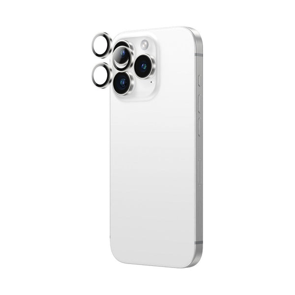 AT IPHONE 16 PRO 6.3 / 16 PRO MAX 6.9 AR 3 LENS GLASS - SILVER