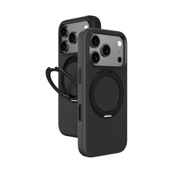 AT CLOUDIE MAGSPIN DROP PROOF CASE FOR IPHONE 17 PRO MAX 6.9 - BLACK