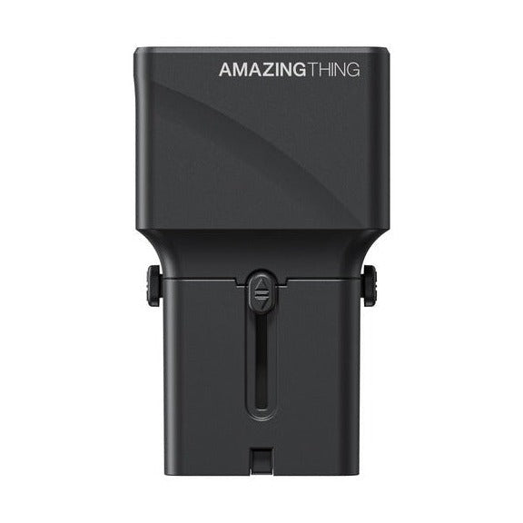 AT EXPLORER PRO 25W MAX 2PORTS 1A+1C TRAVEL CHARGER - BLACK