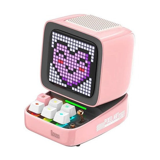 Divoom Ditoo Pro Bluetooth Mini Speaker - Pink