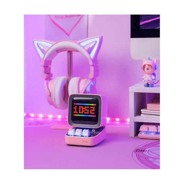 Divoom Ditoo Pro Bluetooth Mini Speaker - Pink