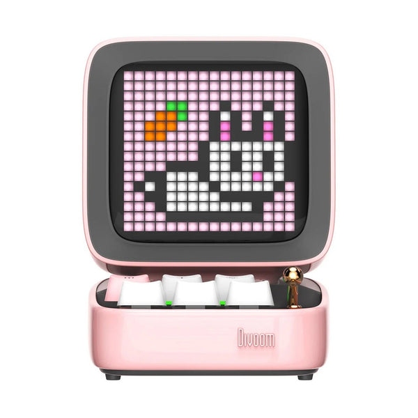 Divoom Ditoo Pro Bluetooth Mini Speaker - Pink