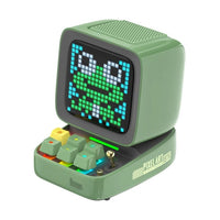 Divoom Ditoo Pro Retro Pixel Art Bluetooth Speaker, 15W, RGB Mechanical Keys, Green
