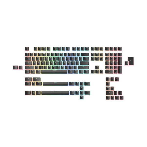 Glorious Aura Keycaps v2 - GMMK Black - 145 Keys