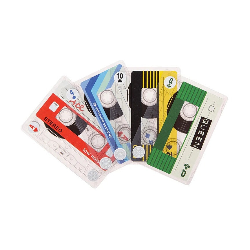 Kikkerland Cassette Playing Cards