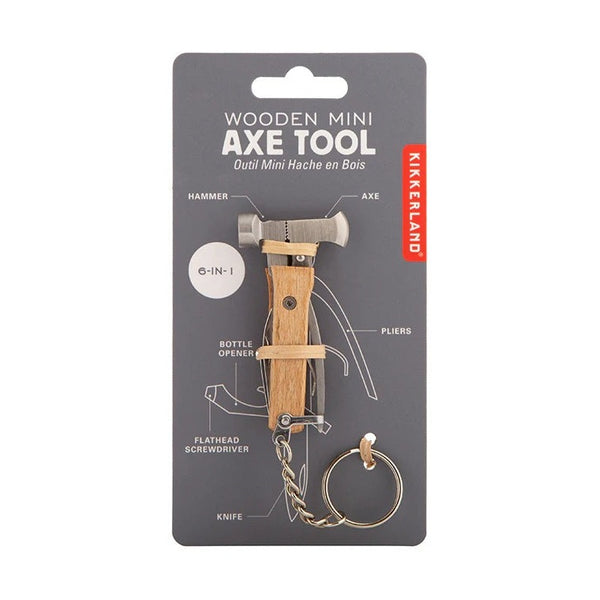 Kikkerland Wooden Mini Axe Tool