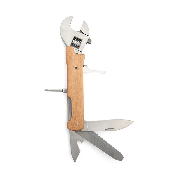 Kikkerland Wooden Wrench Multi-tool
