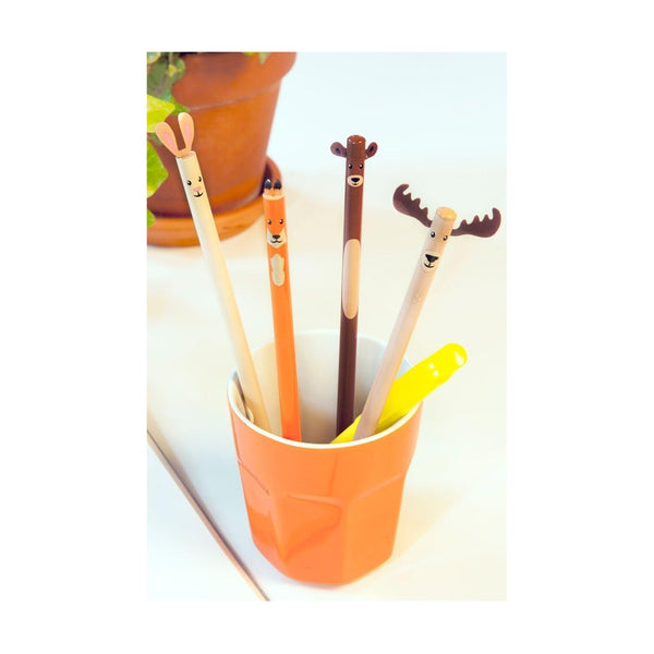 Kikkerland WOODLAND PENCIL S/4