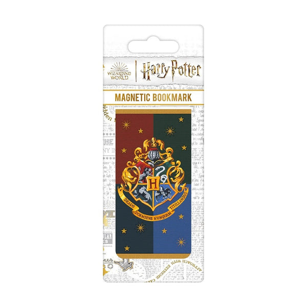 PYRAMID HARRY POTTER COLOURFUL CREST HOGWARTS - (MAGNETIC BOOKMARK)