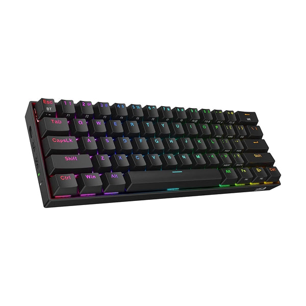 Redragon Draconic 60% Compact Wireless Keyboard,brown Switch