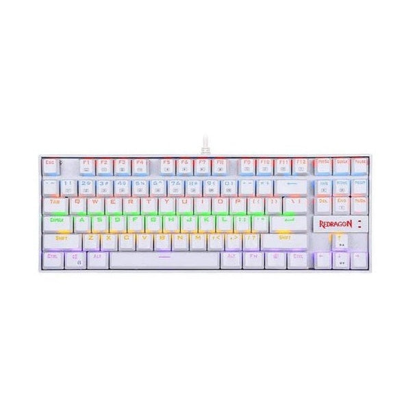 Redragon KUMARA white, Wired Mechanical keyboard, RGB