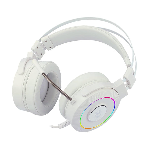 Redragon LAMIA 2 white, USB RGB Gaming Headset w/stand