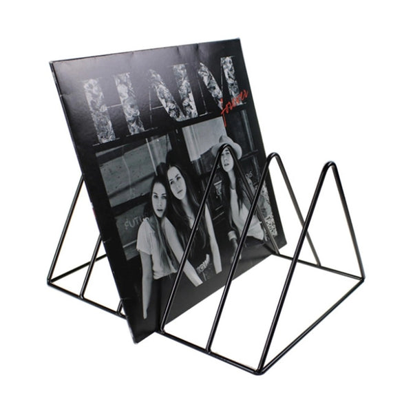 MJI R25A Vinyl Record Holder for 25 Records - Metal Desktop Rack