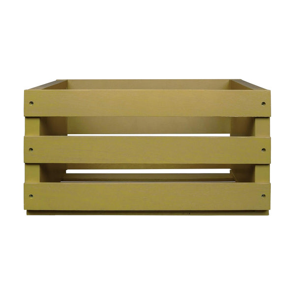 CROSLEY RECORD STORAGE CRATE - SAGE