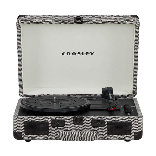 CROSLEY CRUISER PLUS PORTABLE TURNTABLE WITH BLUETOOTH IN/OUT - HERRINGBONE