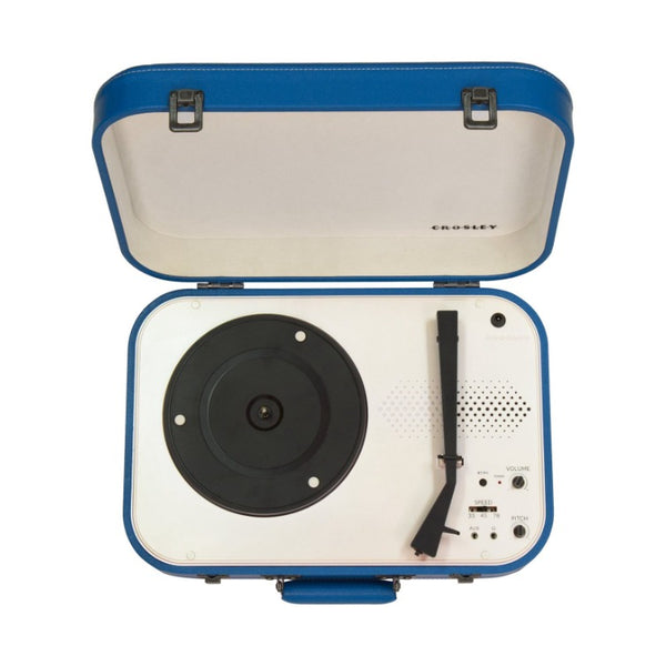 CROSLEY COUPE BLUETOOTH TURNTABLE - BLUE