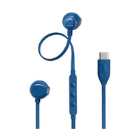 سماعات أذن داخلية JBL T310 WI-RED عالية الدقة - أزرق